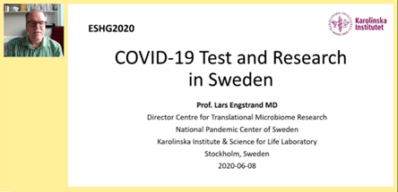 ESHG | COVID-19 Test and Research in Sweden