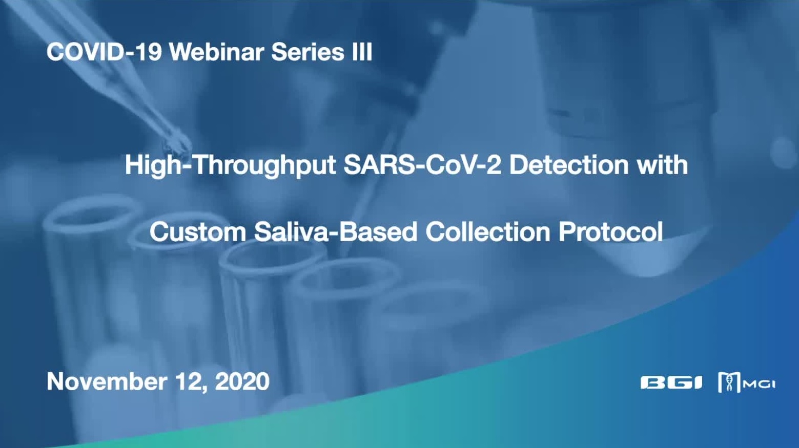 High-Throughput SARS-CoV-2 Detection with Custom Saliva-Based Collection Protocol Description