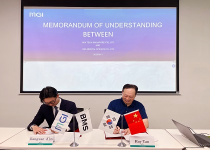 MGI and Bio-Medical Science Sign MOU to Deliver Cutting-Edge Sequencing Platforms and Reagents to South Korea 
