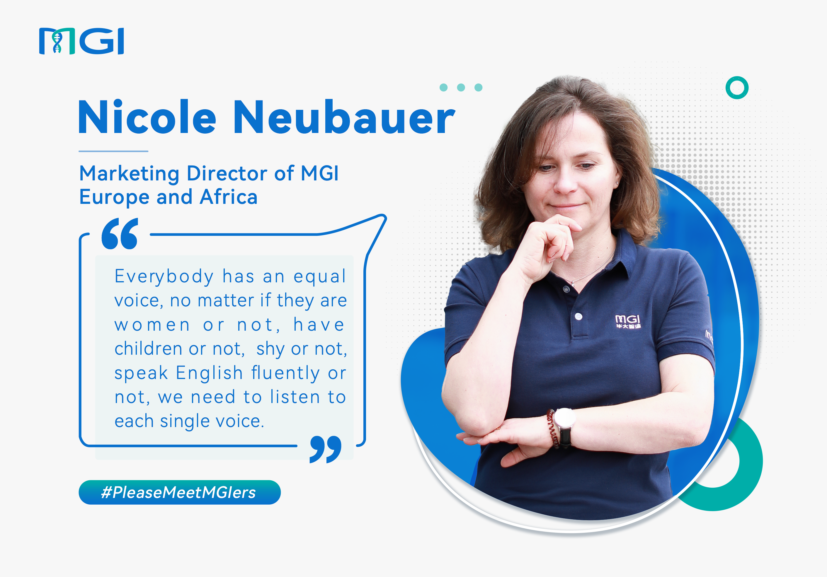 Interview with Nicole Neubauer: Everybody has an equal voice, no matter they are women or not, have children or not